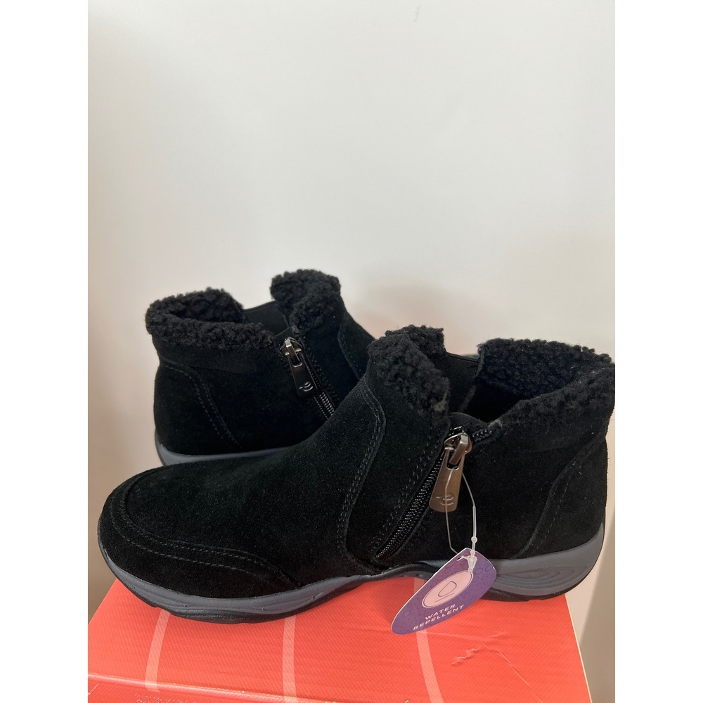 Easy Spirit Erique 9 Womens Black Suede Water Repellent Ankle Boots size 6M - Picture 12 of 12